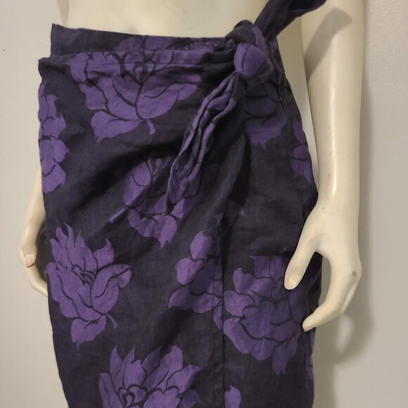 BOSS HUGO BOSS Vintage West Germany Faux Wrap Skirt, Size 10 - Picture 3 of 6